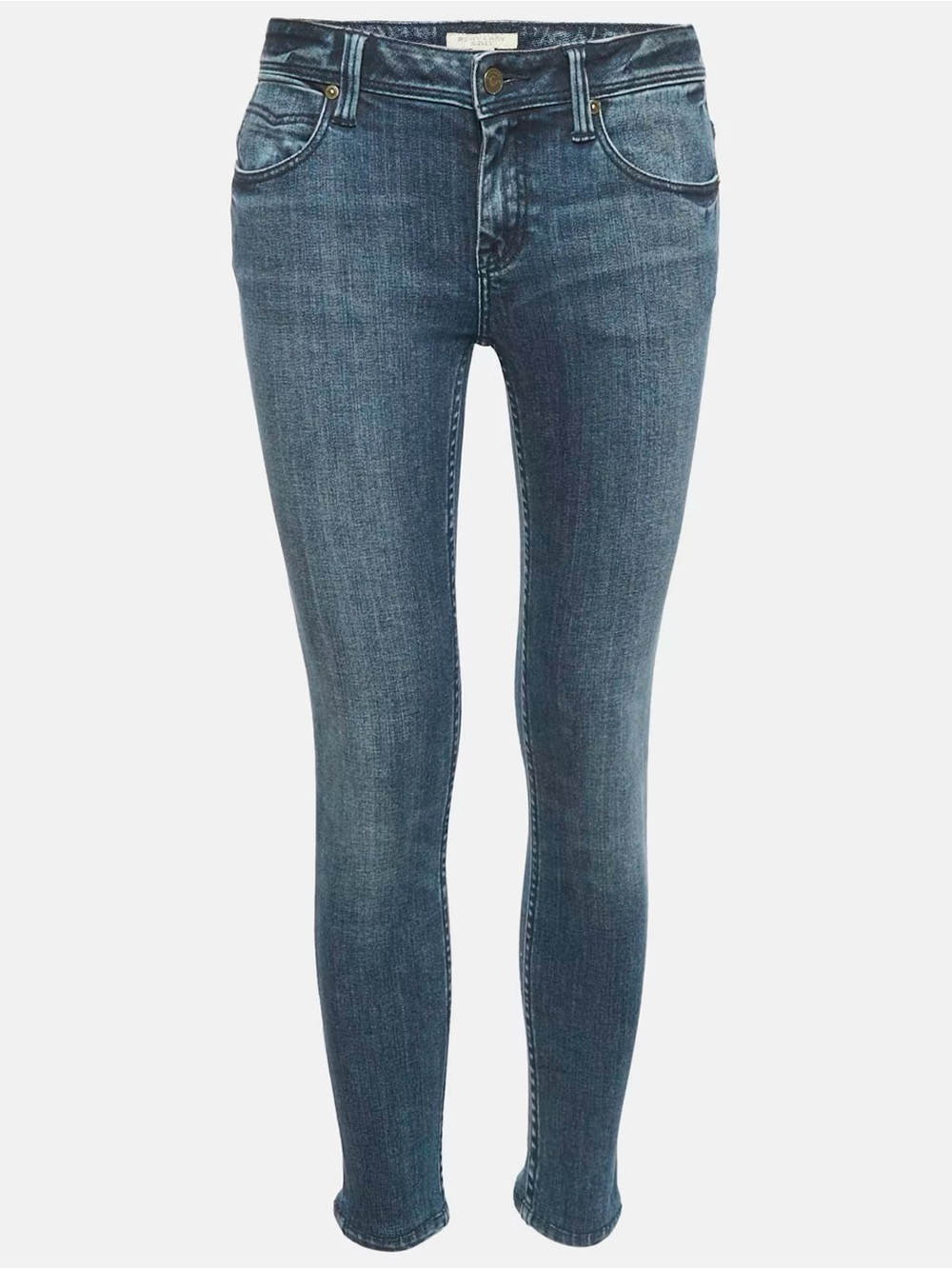 ✨ Vintage Burberry Brit Blue Denim Bexton Skinny Jeans M Waist 27" ✨ RARE FIND✨